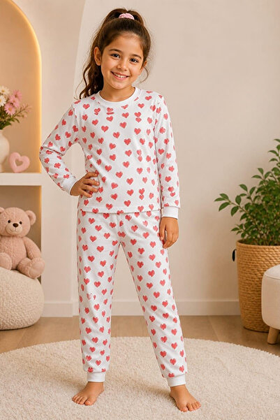 Ravencia Girl's Patterned Cotton 2-Piece Top and Bottom Set