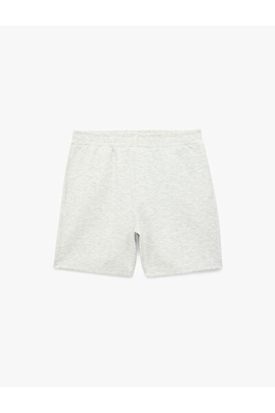 Koton Comfortable Fit Basic Sports Shorts with Elastic Waist and Pocket Detail