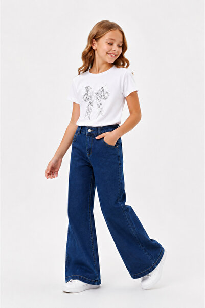 GİYİCEM TEKSTİL Girl's Spanish Style City Style Jeans 2212