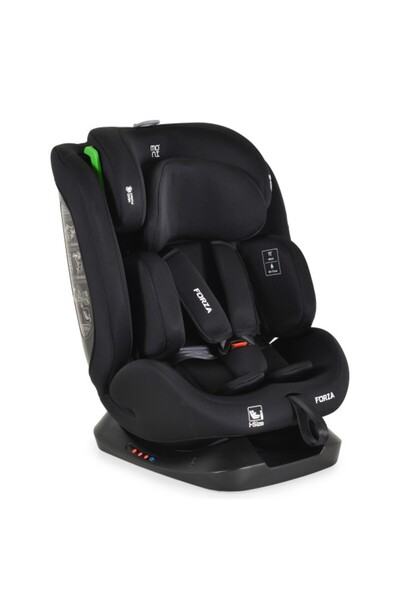 Moni Forza Black Car Seat, ECE R129/04, Sleep Position, 5-Point Harness, HPS,...