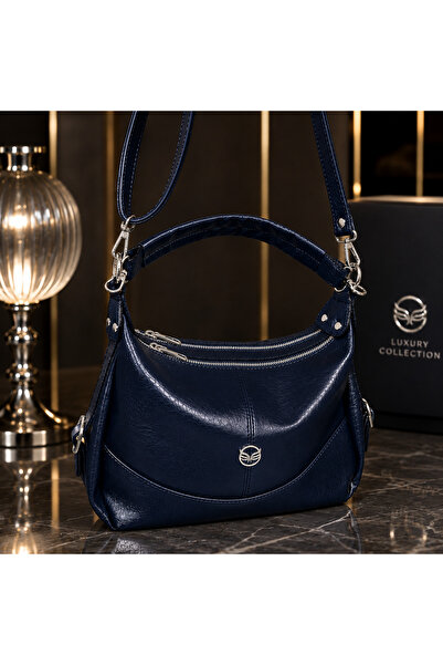 MODAMARKM Luxury 3-Compartment Shoulder and Handbag, Excellent Quality, Impor...