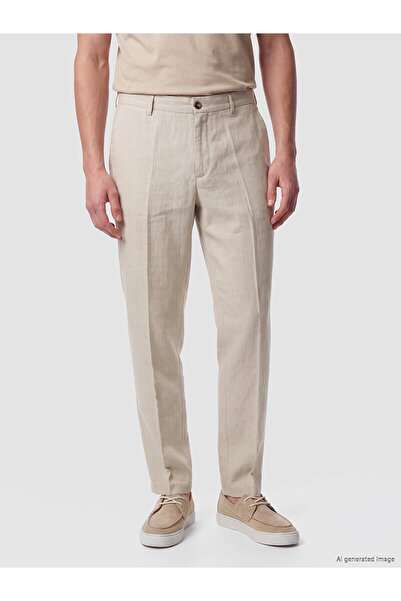 LC Waikiki Nevavm Regular Fit 100% Linen Men's Trousers with a Difference