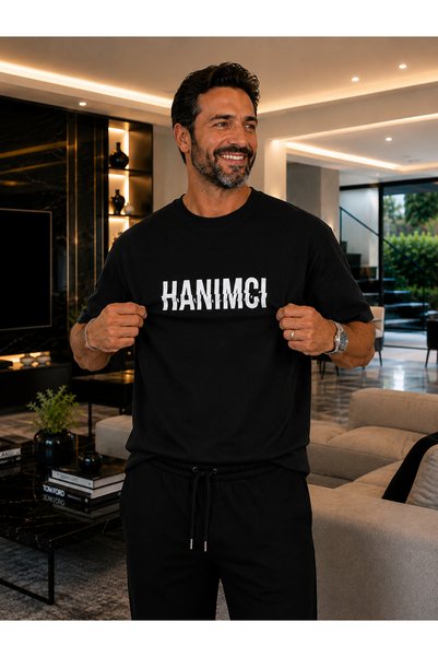 JAWÜ STYLE HANIMCIYIM Βαμβακερό μπλουζάκι με στάμπα σχεδίου