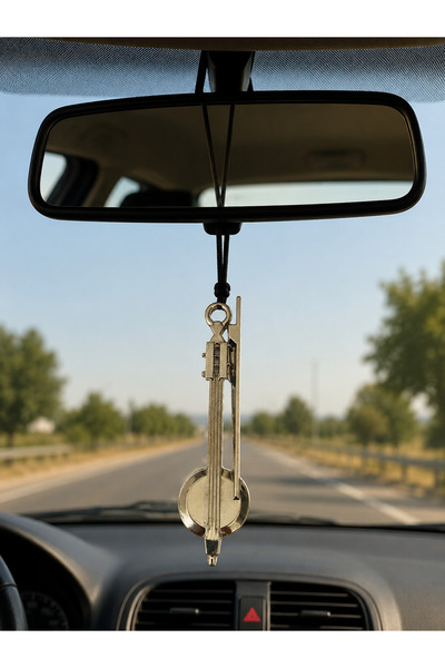 HER ŞEY NOTA www.herseynota.com Pumpkin-Shaped Rearview Mirror Car Ornament –...