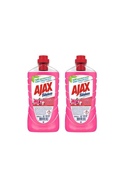 Ajax FABULOSO ÇİÇEK DEMETİ YÜZEY TEMİZLEYİCİ 1000ML (2 ADET)