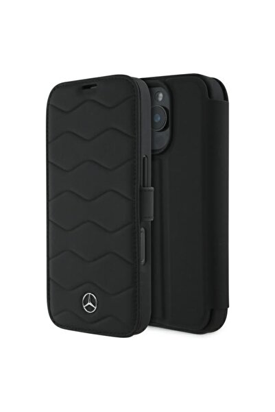 MERCEDES MEBKP16X23RWRSK iPhone 16 Pro Max 6.9 " μαύρη θήκη τύπου βιβλιοθήκης...