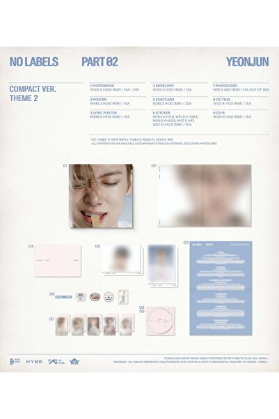 tays store YEONJUN - [NO LABELS: PART 02] Compact Ver. Album