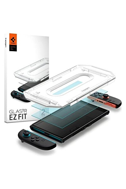 Spigen Σκληρυμένο γυαλί Glas.TR EZ FIT για Nintendo Switch 2 (2 τεμάχια)