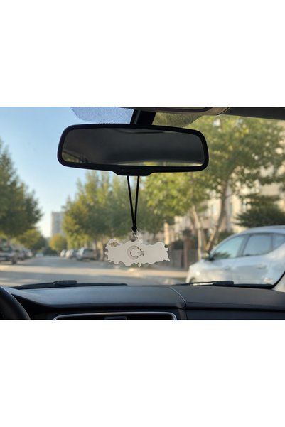 HER ŞEY NOTA www.herseynota.com Turkey Map and Crescent Star Figured Car Rear...