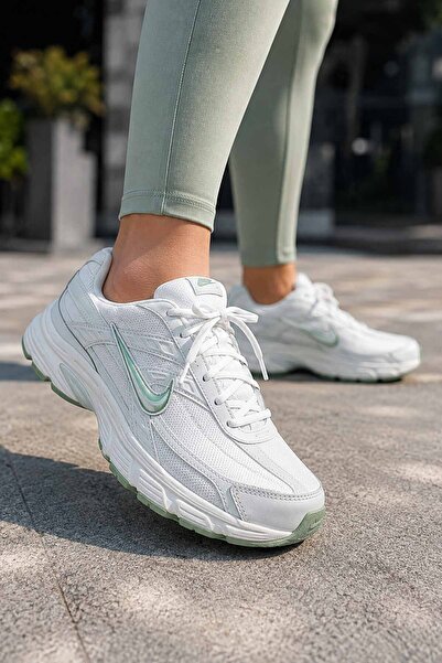 Nike Kadın Spor Ayakkabı Beyaz Yeşil Günlük Yürüyüş Koşu Ayakkabısı Hafif Nef...