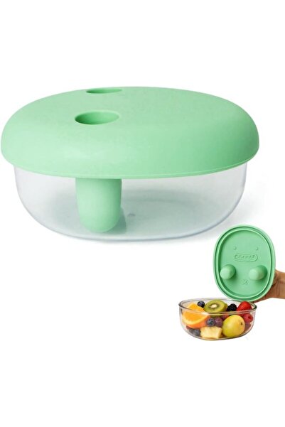 STARSTAR Dustproof snack box with green silicone lid