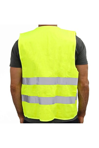 Interbabis Vestă reflectorizantă, galben neon, unisex