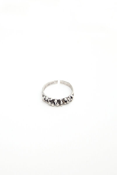 Manuka Sara Matte Coated Ring Silver