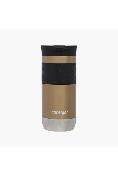 Contigo كوب سفر من الفولاذ المقاوم للصدأ مع غطاء محكم وتصميم مقاوم للتسرب - س...