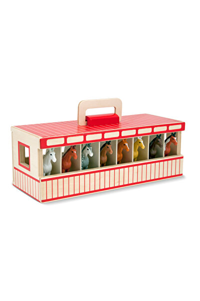 Melissa and Doug Take-Along Show-Horse Stable