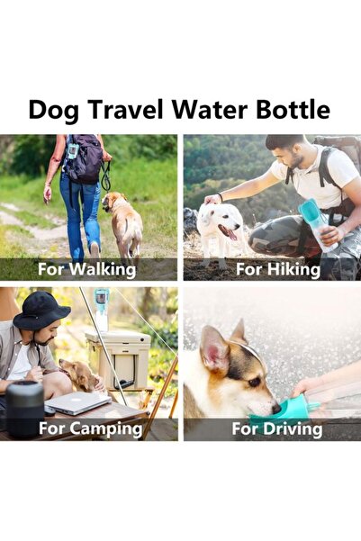 STARSTAR Blue portable travel mug for pets, leak-proof water bottle