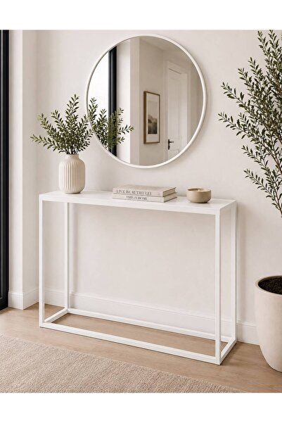 VELLORA DEKORASYON Metal Dresuar Konsol – Modern Dekoratif Antre ve Salon Dre...