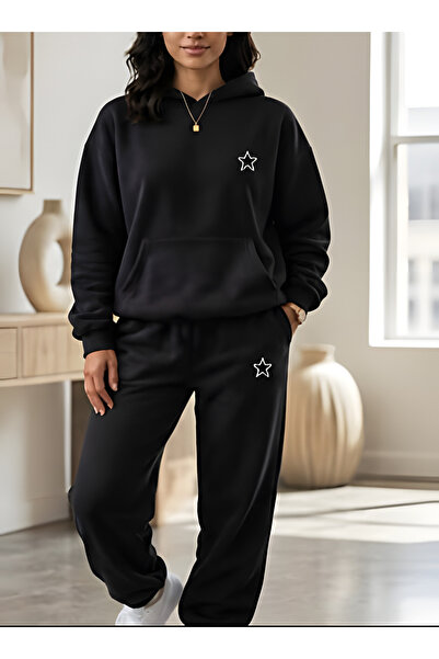 EFFRENATU Unisex Character Hooded Sweatshirt Set - Face and All-Over Surface ...