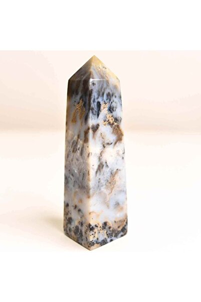 craftmystic Turn din Agat Dendritic 10-11cm - Sustinere blanda pentru sufletu...