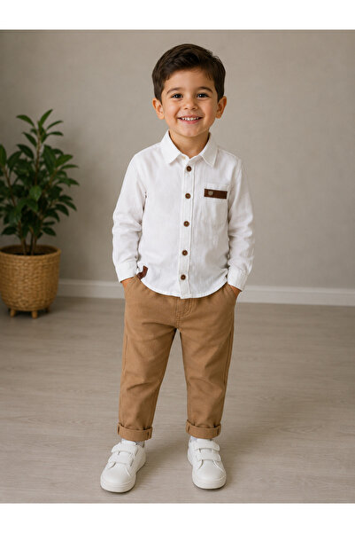 Arjen Boy's Shirt and Pants Set