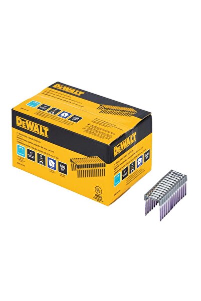 Dewalt 540 Cable Staples, Steel, 25x19 mm, Gray