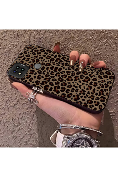 CHICASELUX Redmi 9C/10A Uyumlu Klasik Leopar Desenli Kılıf, Yüksek Kaliteli M...