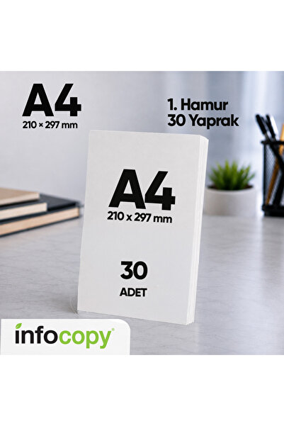 İnformal Yayınları Infocopy Photocopy Paper Premium Quality A4 30 Sheets 1. H...