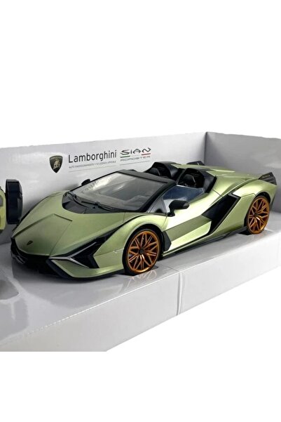 SCOWETTO Uzaktan Kumandalı 1:12 Ölçek Lamborghini Sian Roadster Model Araba