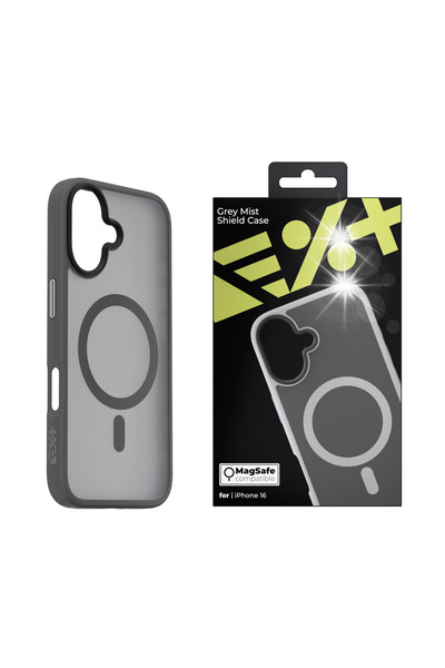 NEXT ONE Husă Mist Shield MagSafe pentru iPhone 16, gri