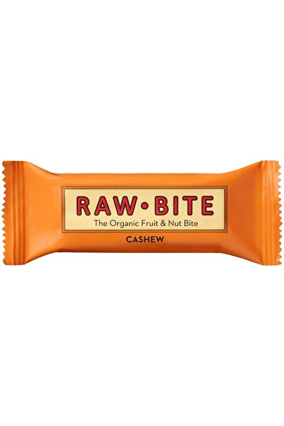 raw bites Baton de caju și fructe, fără zahăr adăugat, organic, 50g