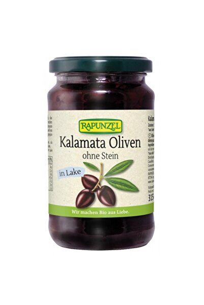 Rapunzel Măsline violete Kalamata fără sâmburi în saramură organică, 315g