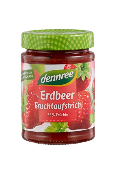Dennree Dulceață de căpșuni bio, 340g