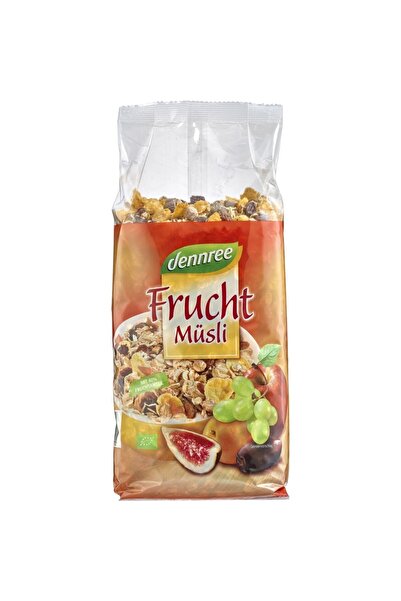 Dennree Muesli organic cu fructe, 750g