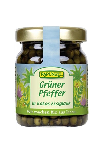Rapunzel Ardei verzi organici în saramură, 60g