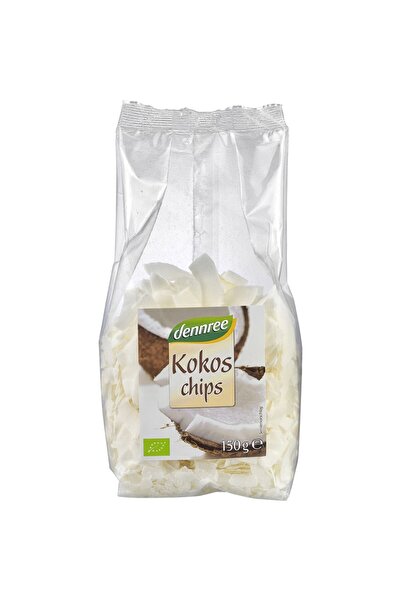 Dennree Chipsuri de cocos organice, 150g