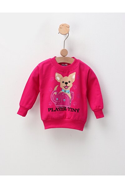 MiniKids Bluza flausata ciclam catelus by FDY