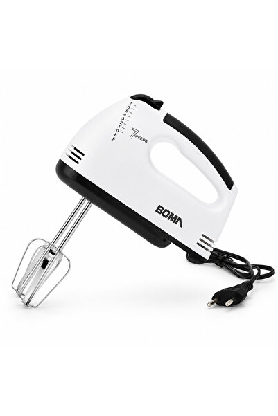 Boma Mixer de mână, 260W cu 7 trepte de viteză și accesorii pentru amestecare