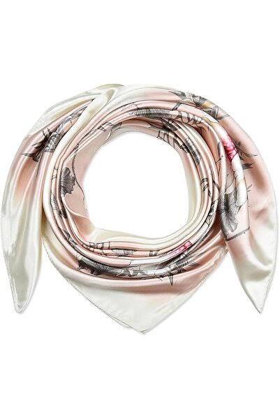 GENERAL corciova 35 x 35 Large Square Hair Scarf for Women Silk Like Curly He...