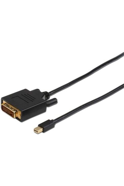 MicroConnect Καλώδιο DVI-D αρσενικό σε mini DisplayPort αρσενικό, 1μ, Μαύρο (...