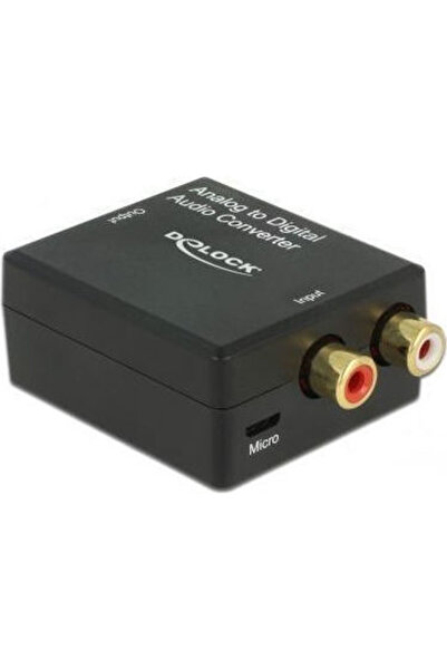 DELOCK Μετατροπέας RCA / micro USB Θηλυκό σε Ομοαξονικό / Toslink Θηλυκό 1 Τε...