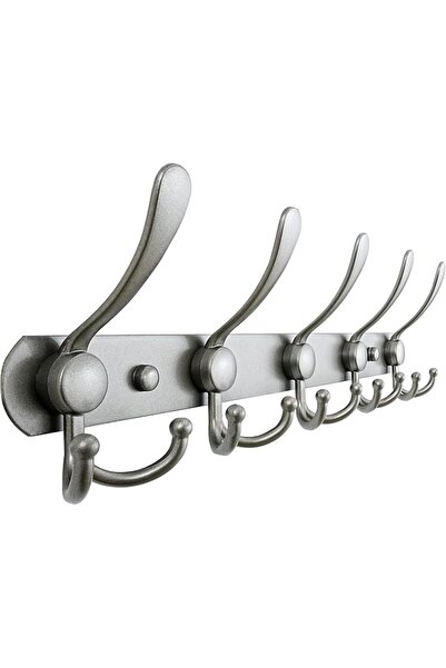 GENERAL Dseap Coat Rack Wall Mounted - 5 Tri Hooks, Heavy Duty, Stainless Ste...