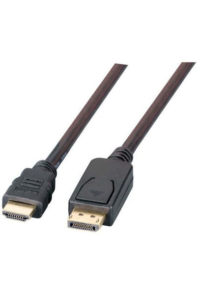 EFB Καλώδιο DisplayPort αρσενικό - HDMI αρσενικό 1μ Μαύρο (K5561SW.1V2)