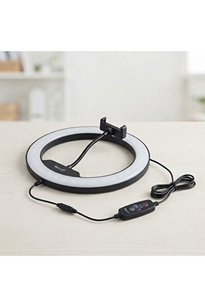 DeaL Lampă circulară LED RGB de 26 cm — Iluminare magică pentru fotografii! ✨ 📸