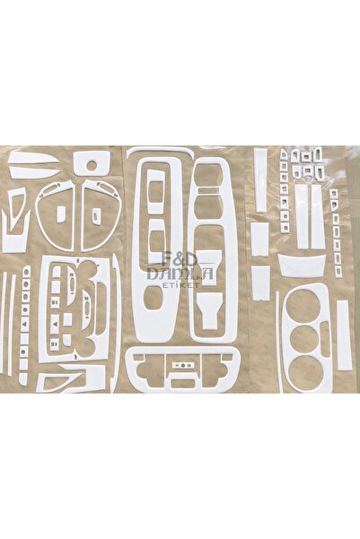 FD Damla Etiket Fiat Doblo 2015> Dashboard Console Trim Front Chest Mahogany ...