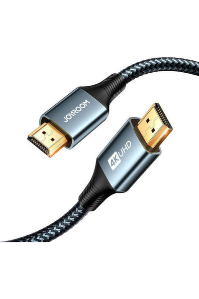 Joyroom HDMI 2.0 Premium Υψηλής Ταχύτητας 4K 60Hz HDR Πλεκτό Καλώδιο HDMI Αρσ...