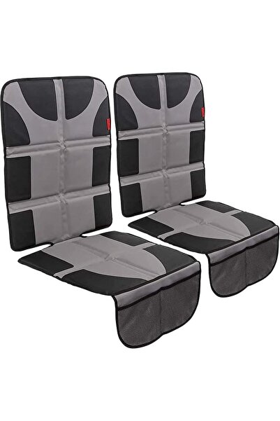 Lusso Gear Car Seat Protector for Baby Car Seat - Thick Padding, 2 Mesh Stora...