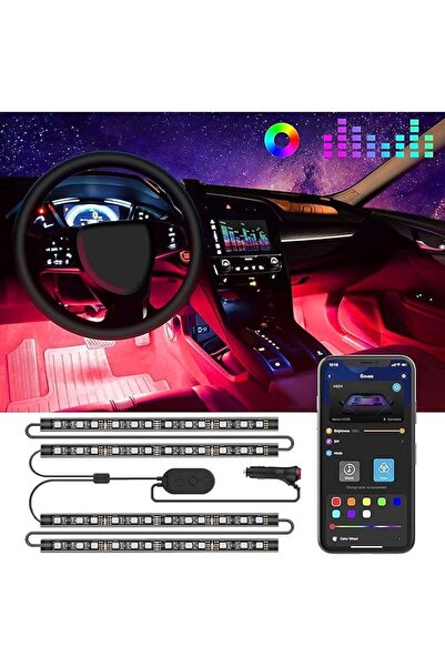 Govee Car LED Lights, Smart Interior Lights with App Control, RGB Inside Car ...