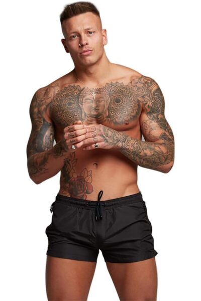 GENERAL Men’s Swim Trunks Quick Dry Swim Shorts Board Shorts with Triangle Me...
