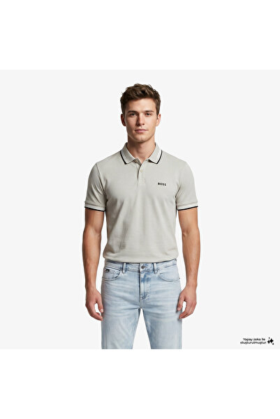 BOSS Paul Erkek Bej Polo