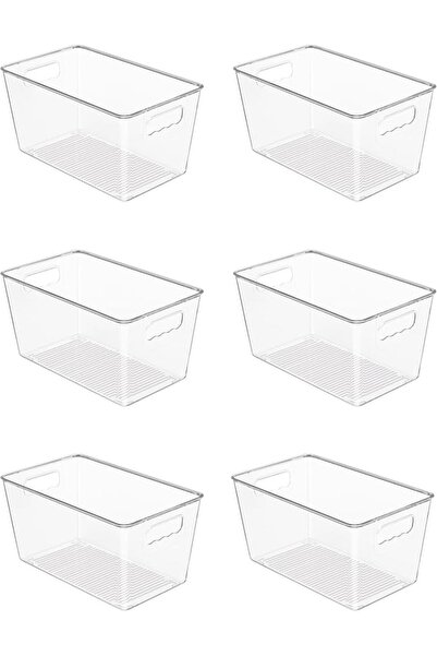 Vtopmart 4 Pack Clear Plastic Food Storage Boxes, 4 Compartment | Kitchen, Fr...